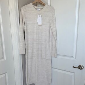 Softies Heathered Marshmallow Cozy Lounge Dress 🧸 NWT